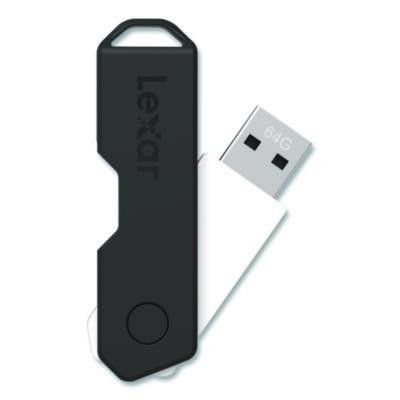 Twist Turn2 Usb 2.0 Flash Drive, 64 Gb, Black