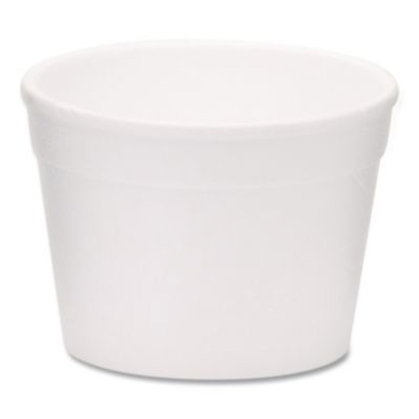 Foam Containers, Tall Style, 32 Oz, White, 1,000/Carton