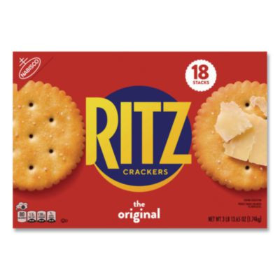 Original Crackers, Buttery, 18 Individually Wrapped Sleeves, 3 Lb Box, 1 Box/Carton