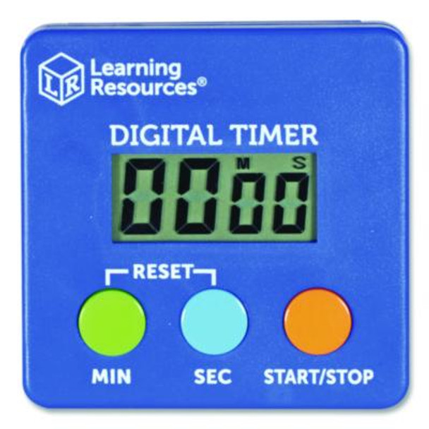 Classroom Timer, Lcd, 5.3 x 3.6 x 0.9, Blue