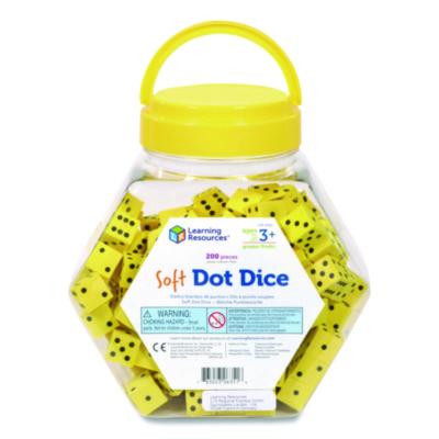 Soft Foam Dot Dice, Grades Pre-K To 1, 200 Pieces