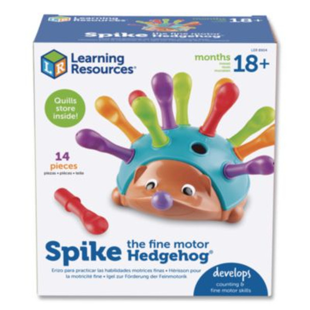 Spike The Fine Motor Hedgehog, Pre-K, 14 Pieces