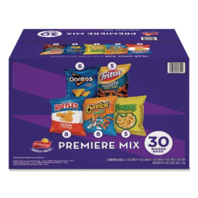 Premiere Mix Variety Pack, Assorted Flavors, Assorted Sizes, 30 Bags/Carton
