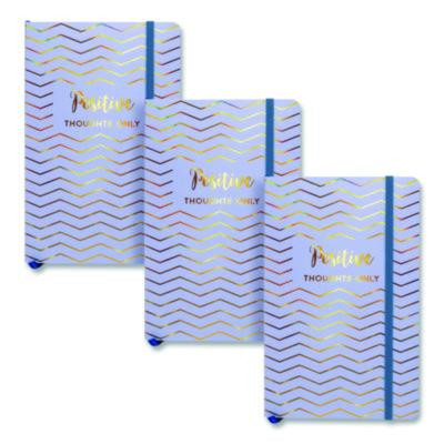 Journal, 1-Subject, Medium/College Rule, Blue Haze Cover, (96) 8.3 x 5.8 Sheets, 3/Pack