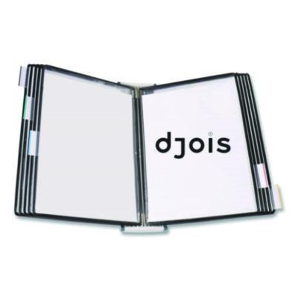 Desktop Reference System, 10 Panels With Black Borders, White Base