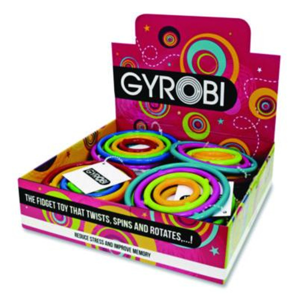 Gyrobi Fidget Toy, Ages 5 And Up, Assorted Colors, 24/Carton
