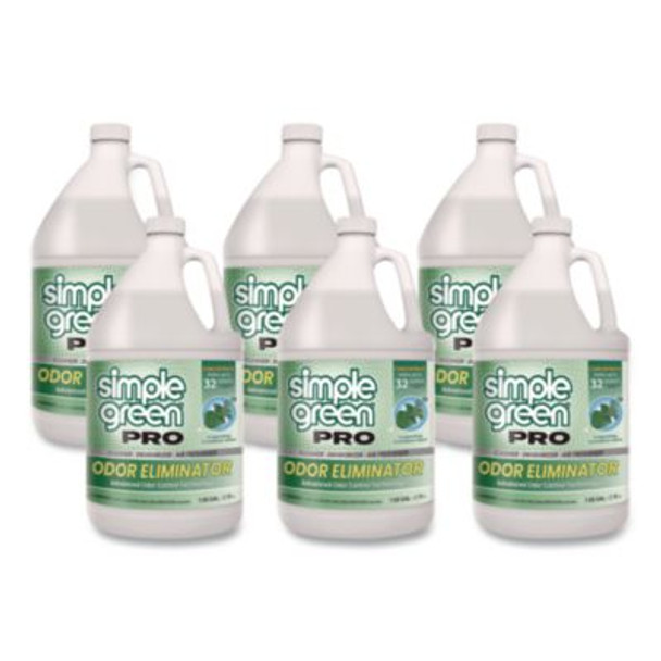 Pro Odor Eliminator, Eucalyptus Scent, 1 Gal Bottle, 6/Carton