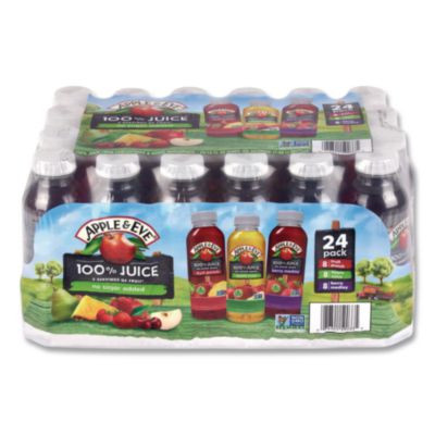 100% Fruit Juice Variety Pack, Assorted Flavors, 10 Oz Bottle, 24/Carton