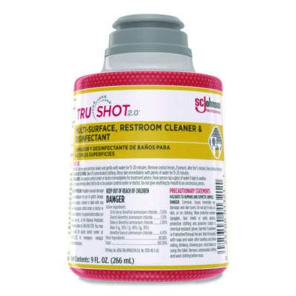 Trushot 2.0 Disinfectant Multisurface Cleaner, Fresh Scent, 9 Oz Cartridge, 4/Carton Trushot 2.0 Disinfectant Multisurface Cleaner, Fresh Scent, 9 Oz Cartridge, 4/Carton