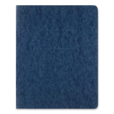 Two-Prong Pressboard Report Covers, 8.5 x 11, Dark Blue/Dark Blue, 5/Pack