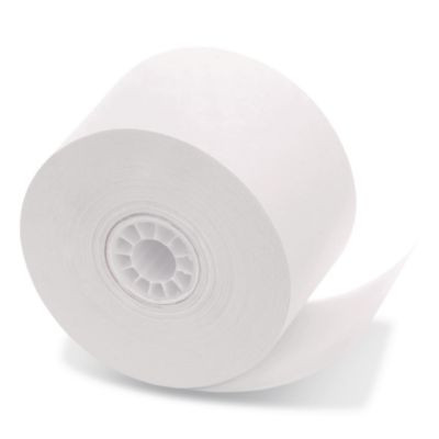 Impact Bond Paper Rolls, 1.75" X 150 Ft, White, 10/Pack