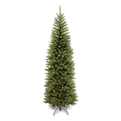 Kingswood Fir Pencil Tree, 29" x 29" x 84", Green Tree, Green Tree Stand
