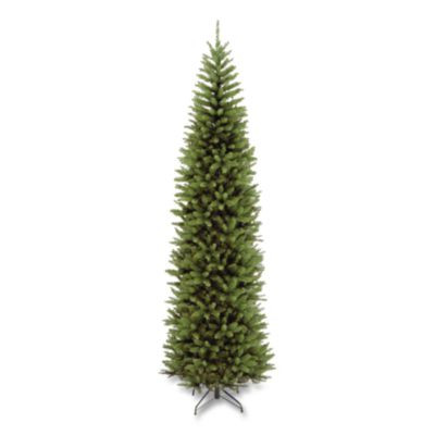 Kingswood Fir Pencil Tree, 35" x 35" x 108", Green Tree, Green Tree Stand