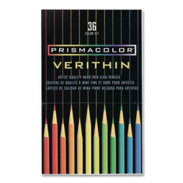Verithin Colored Pencils, Assorted Lead And Barrel Colors, 36/Set