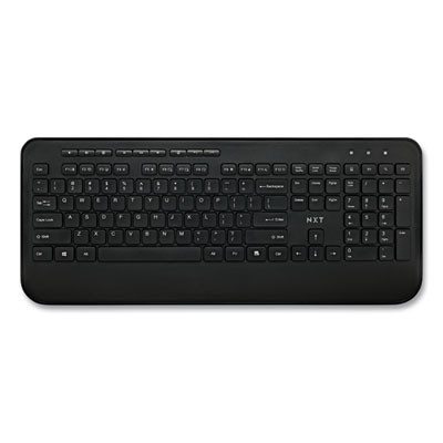Wireless Comfort Keyboard, 2.4 Ghz Frequency/23 Ft Wireless Range, Black