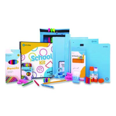 Back To School Supplies Kit For Grades K-5, Blue