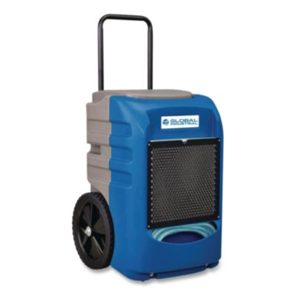 Low Grain Refrigerant Dehumidifier With Pump, 75 Pints, 18 x 20 x 20, Blue