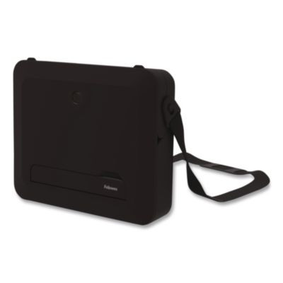 Breyta Briefcase, Fits Devices Up To 14", Plastic, 15.11 x 12 x 3.5, Black