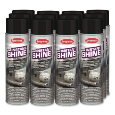 Instant Shine Silicone Spray, 12 Oz Aerosol Can, 12/Carton