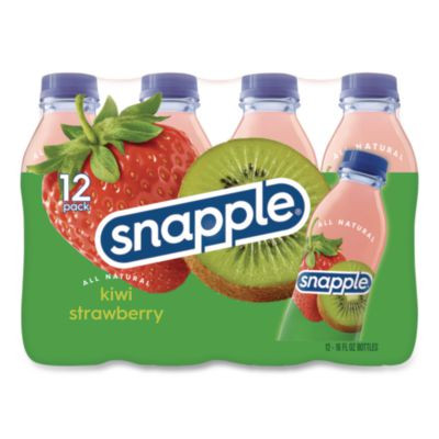 Flavored Juice Drink, Strawberry Kiwi, 16 Oz Bottle, 24/Carton