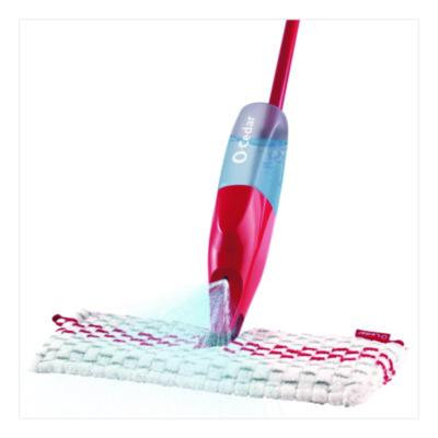 Promist Max Spray Mop, Red/White/Gray Microfiber Head, 48" Red/Black/Gray Plastic Handle, 4/Carton