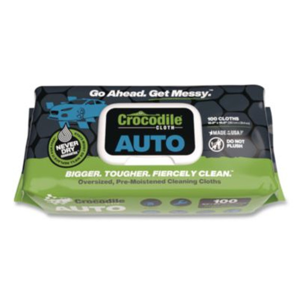 Auto Cleaning Cloths, 10 x 15, White, 100/Pack