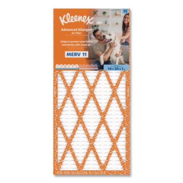 Advanced Allergen Air Filter Merv 11, 14 x 30, 6/Carton