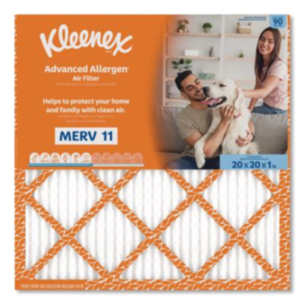 Advanced Allergen Air Filter Merv 11, 20 x 20, 6/Carton