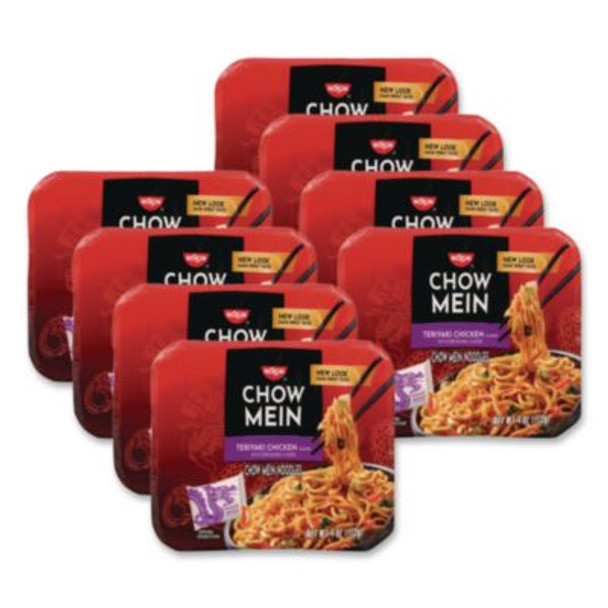 Chow Mein Teriyaki Chicken Noodles, 4 Oz, 8/Carton