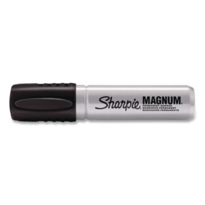 Magnum Permanent Marker, Broad Chisel Tip, Black, 72/Carton