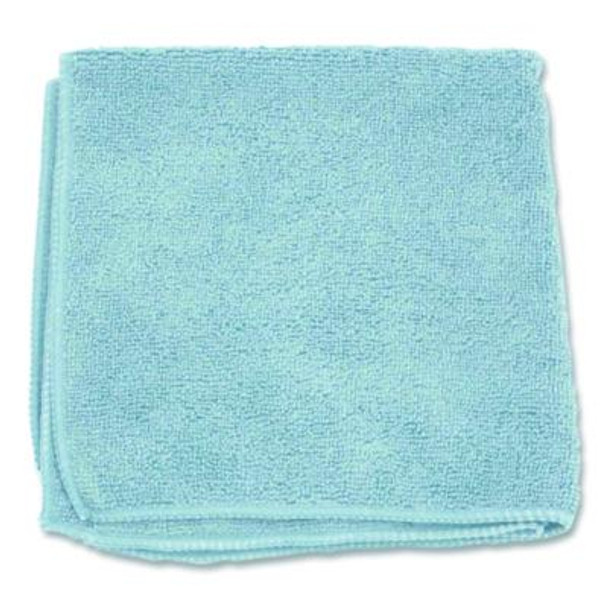 Microfiber Cleaning Cloths, 12 x 12, Blue, 12/Pack