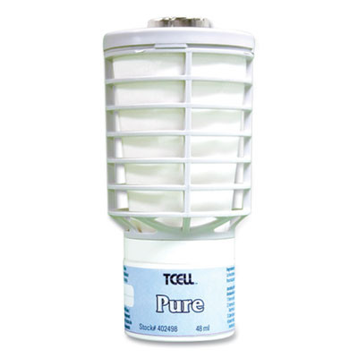 Tcell Air Freshener Dispenser Oil Fragrance Refill, Pure Scent, 1.62 Oz, 6/Carton