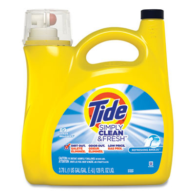 Simply Clean And Fresh Laundry Detergent, Refreshing Breeze Scent, 138 Oz Bottle