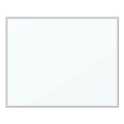 Magnetic Dry Erase Board, 20" x 16", White Surface, Satin Aluminum Frame