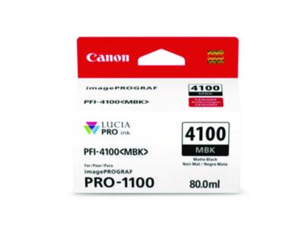 6776C002Aa (Pfi-4100) High-Yield Ink, Matte Black
