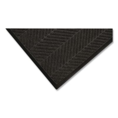 Waterhog Max Herringbone Classic Mat, Rectangular, Black Smoke Surface, 45" x 70"