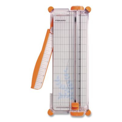 Personal Paper Trimmer, 7 Sheets, 12" Cut Length, Plastic Base, 5.5 X 14