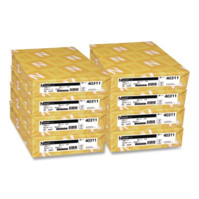 Exact Index Card Stock, 94 Bright, 90 Lb Index Weight, 8.5 x 11, White, 250 Sheets/Ream, 8 Reams/Carton