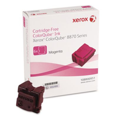 108r00951 Solid Ink Stick, 17,300 Page-Yield, Magenta, 6/Box