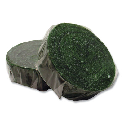 Eco-Fresh Urinal Block, Non-Para, Green Apple Scent, Green, 12/Box, 12 Boxes/Carton
