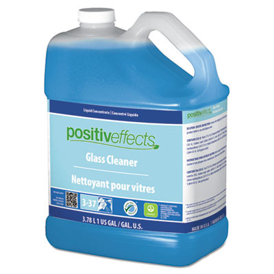 Glass Cleaner, Unscented, 1 Gal Bottle, 4/Carton