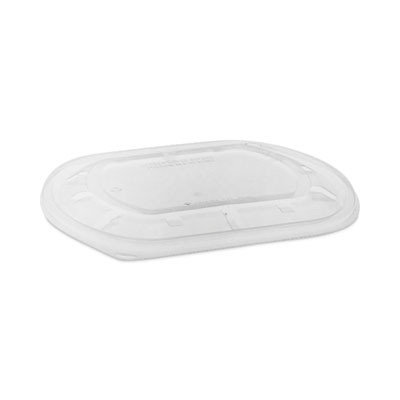 Clearview Mealmaster Lid With Fog Gard Coating, Large Flat Lid, 9.38 x 8 x 0.38, Clear, Plastic, 300/Carton