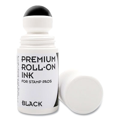 Premium Roll-On Ink, 2 Oz, Black