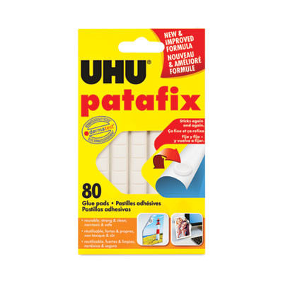 Tac Adhesive Putty, Removable And Reusable, 2.1 Oz, 80/Pack