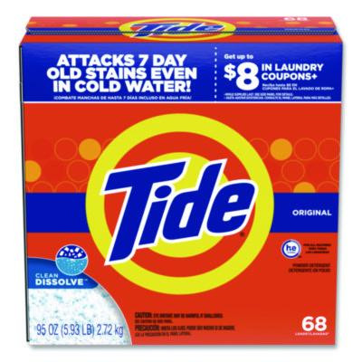 He Laundry Detergent, Tide Original Scent, Powder, 95 Oz Box