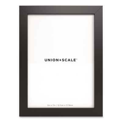 Essentials Wood Picture Frame, 5 x 7, Black
