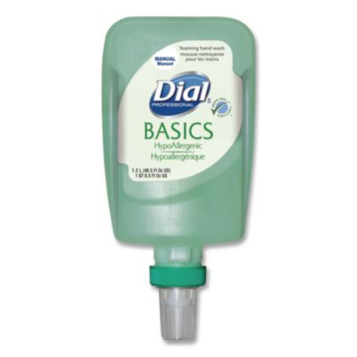 Basics Hypoallergenic Foaming Hand Wash Refill For Fit Manual Dispenser, Honeysuckle Scent, 1.2 L