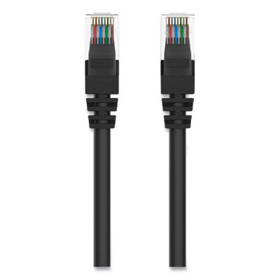 Cat6 Utp Computer Patch Cable, 10 Ft, Black