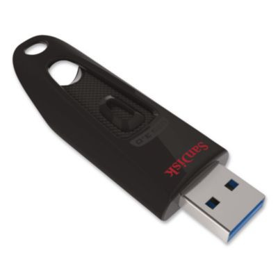 Ultra Usb 3.0 Type A Flash Drive, 64 Gb, Black