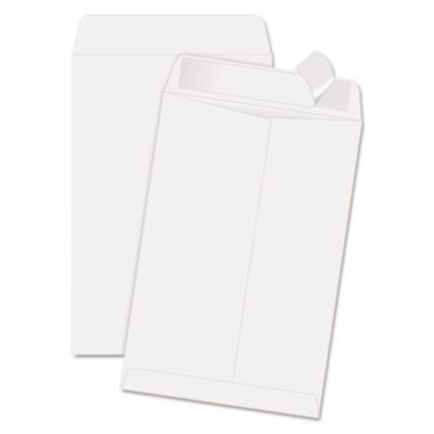 Redi-Strip Catalog Envelope, #1 3/4, Cheese Blade Flap, Redi-Strip Adhesive Closure, 6.5 x 9.5, White, 100/Box
